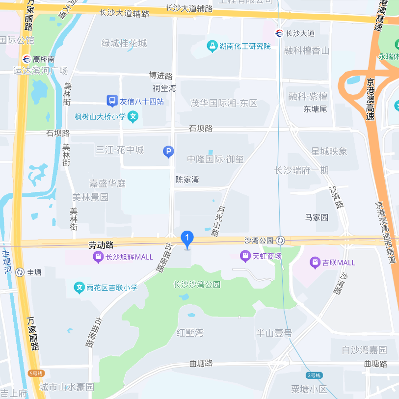 工厂位置示意